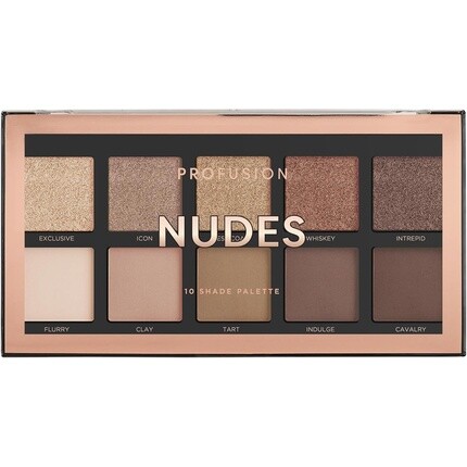 Палитра теней для век Profusion Cosmetics Nudes 10 оттенков 16г
Палитра теней для век Profusion Cosmetics Nudes 10 оттенков 16г