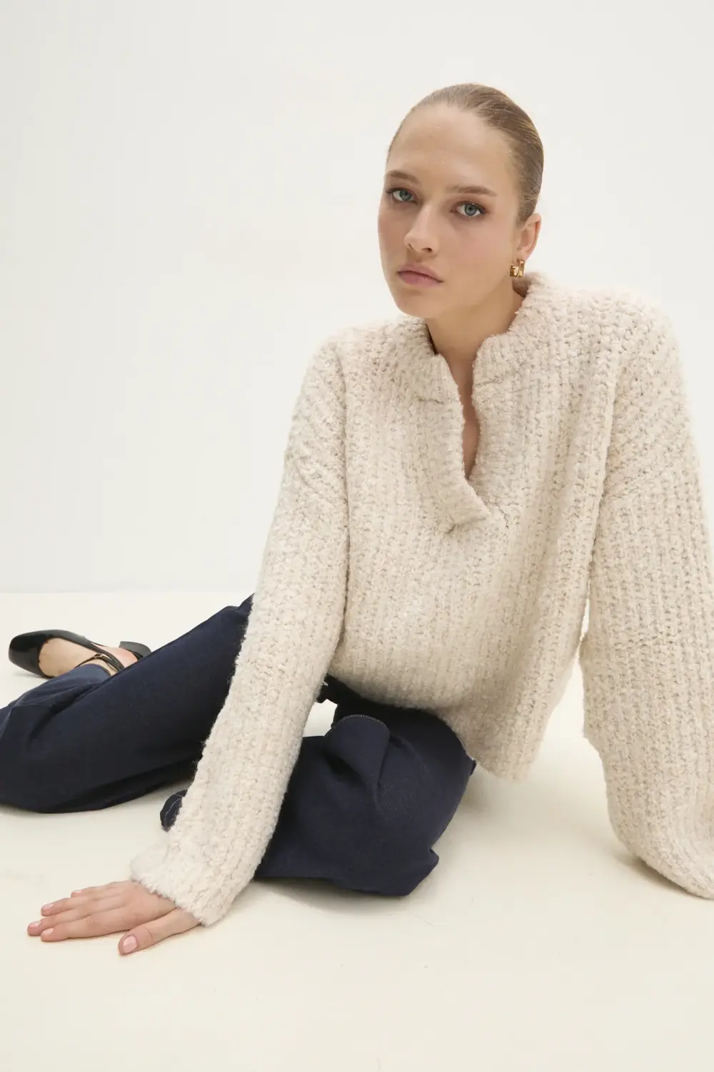 Шерстяной свитер Answear Lab, бежевый
Шерстяной свитер Answear Lab, бежевый