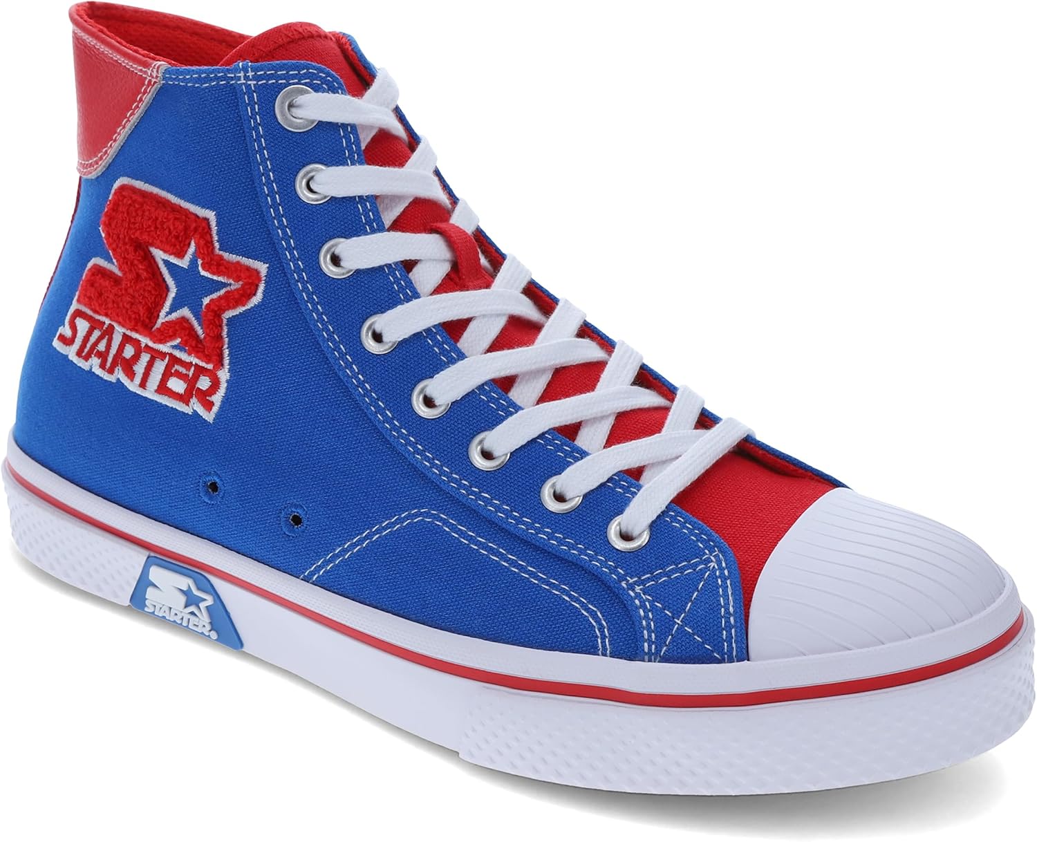 Мужские кеды STARTER Tradition 71 Hi Canvas на высокой подошве, красный/синий
Мужские кеды STARTER Tradition 71 Hi Canvas на высокой подошве, красный/синий