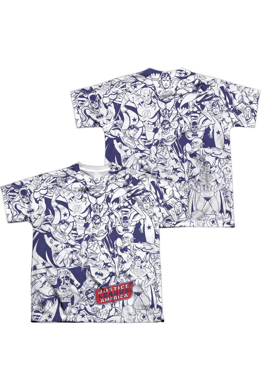 Футболка с коротким рукавом для детей DC Comics Justice All Around (принт спереди и сзади) Gildan, белый
Футболка с коротким рукавом для детей DC Comics Justice All Around (принт спереди и сзади) Gildan, белый