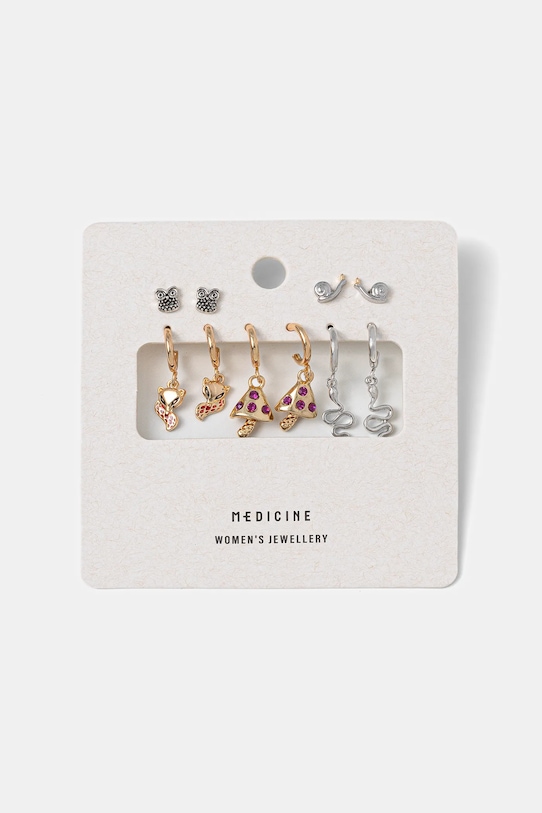 Набор из 5 серег Medicine, мультиколор
Набор из 5 серег Medicine, мультиколор