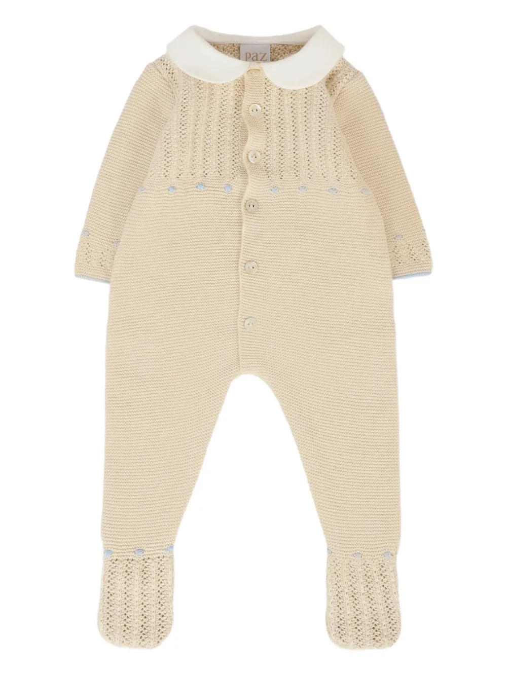 Вязаная пижама с воротником Питера Пэна Paz Rodriguez, нейтральный
Вязаная пижама с воротником Питера Пэна Paz Rodriguez, нейтральный