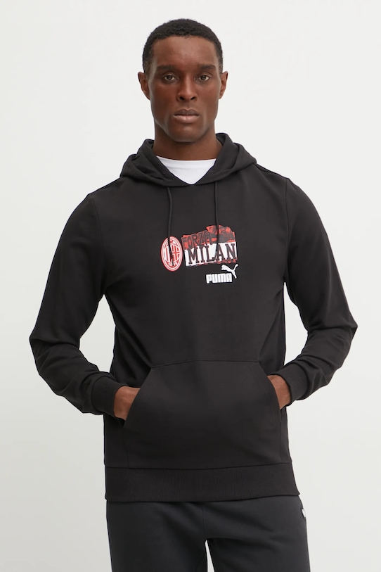 Хлопковая толстовка Puma, черный
Хлопковая толстовка Puma, черный