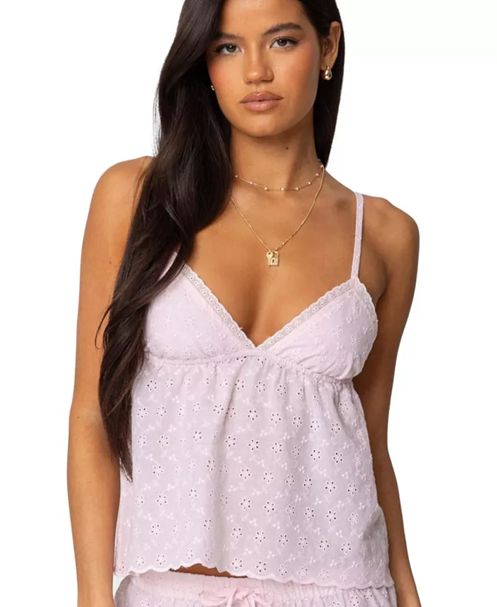 Женский топ-бэби-долл Talula с люверсами Edikted, розовый
Женский топ-бэби-долл Talula с люверсами Edikted, розовый