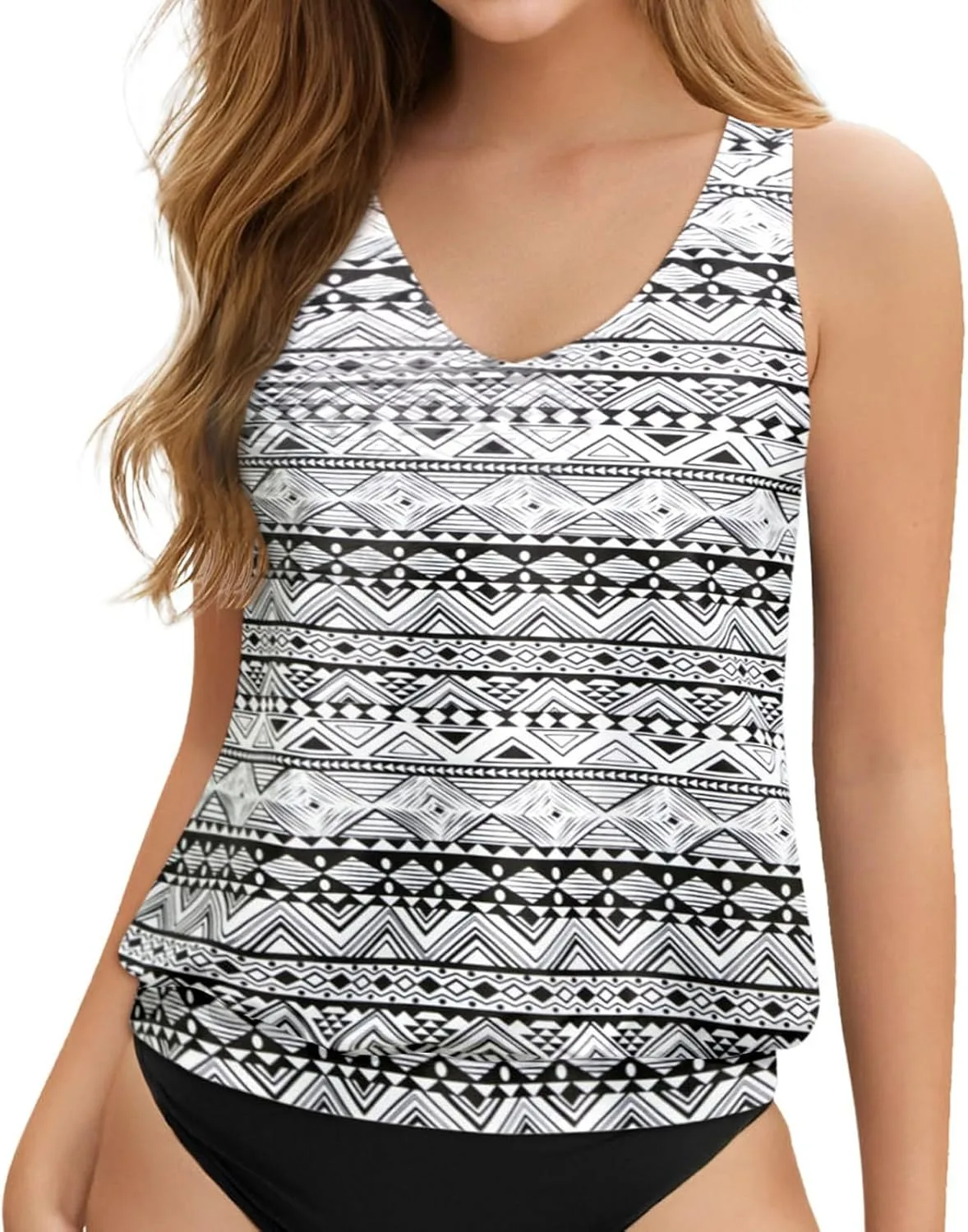 Женский топ-танкини Blouson 2026 свободного кроя для пляжа
Женский топ-танкини Blouson 2026 свободного кроя для пляжа