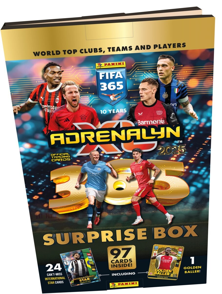 Коробка-Сюрприз Panini Fifa 365 Axl 2025
Коробка-Сюрприз Panini Fifa 365 Axl 2025