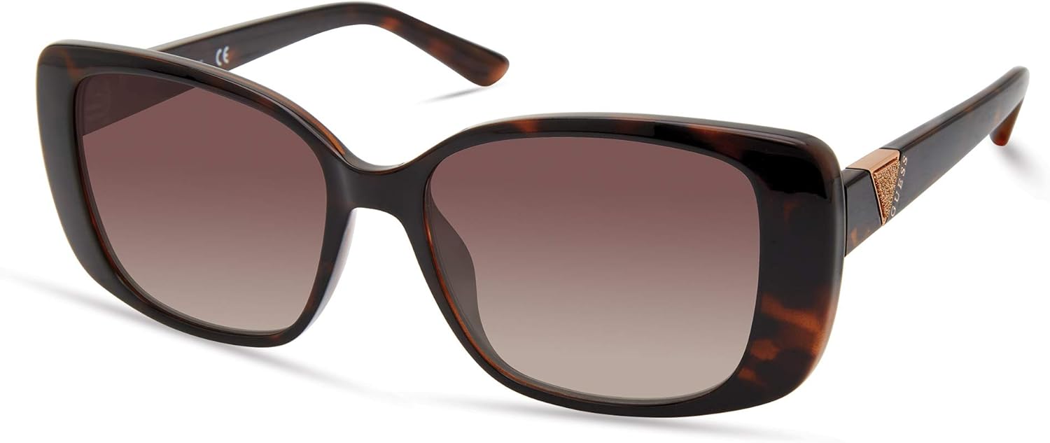 GUESS женские прямоугольные солнцезащитные очки, Dark Havana
GUESS женские прямоугольные солнцезащитные очки, Dark Havana