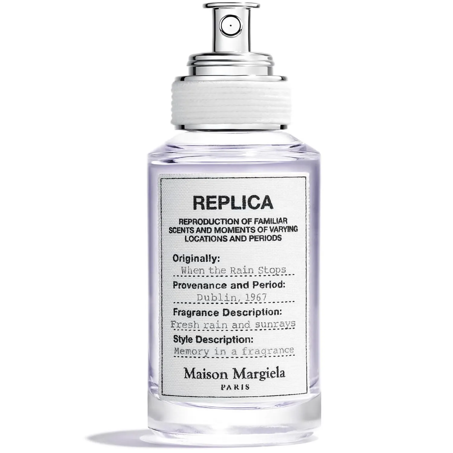 Туалетная вода Replica When The Rain Stops, 30 мл Maison Margiela
Туалетная вода Replica When The Rain Stops, 30 мл Maison Margiela
