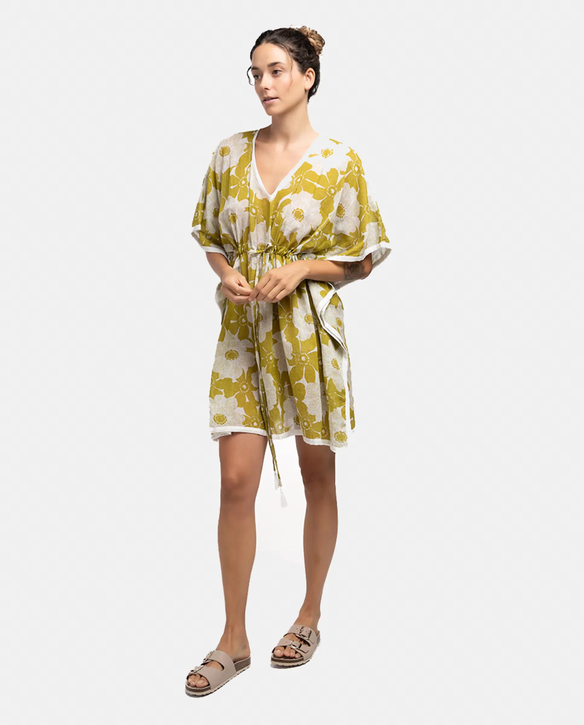 Хлопковый кафтан Oceans Diary с цветочным принтом Abbacino, зеленый
Хлопковый кафтан Oceans Diary с цветочным принтом Abbacino, зеленый