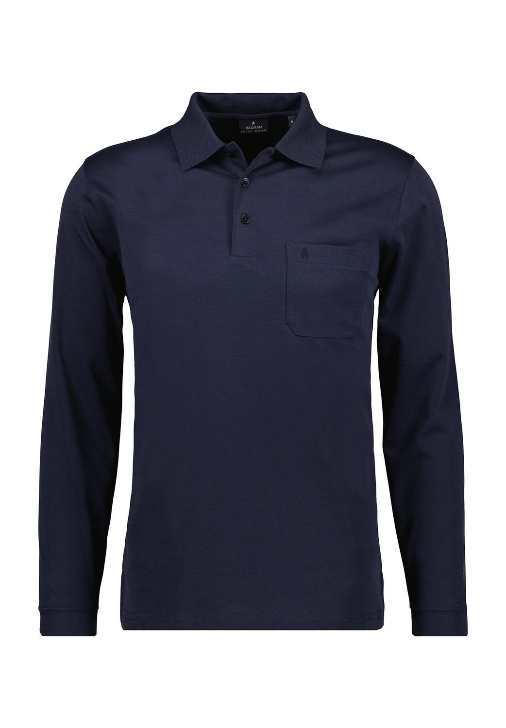 Рубашка-поло, нагрудный карман, длинный рукав, мужская RAGMAN, темно-синий
Рубашка-поло, нагрудный карман, длинный рукав, мужская RAGMAN, темно-синий