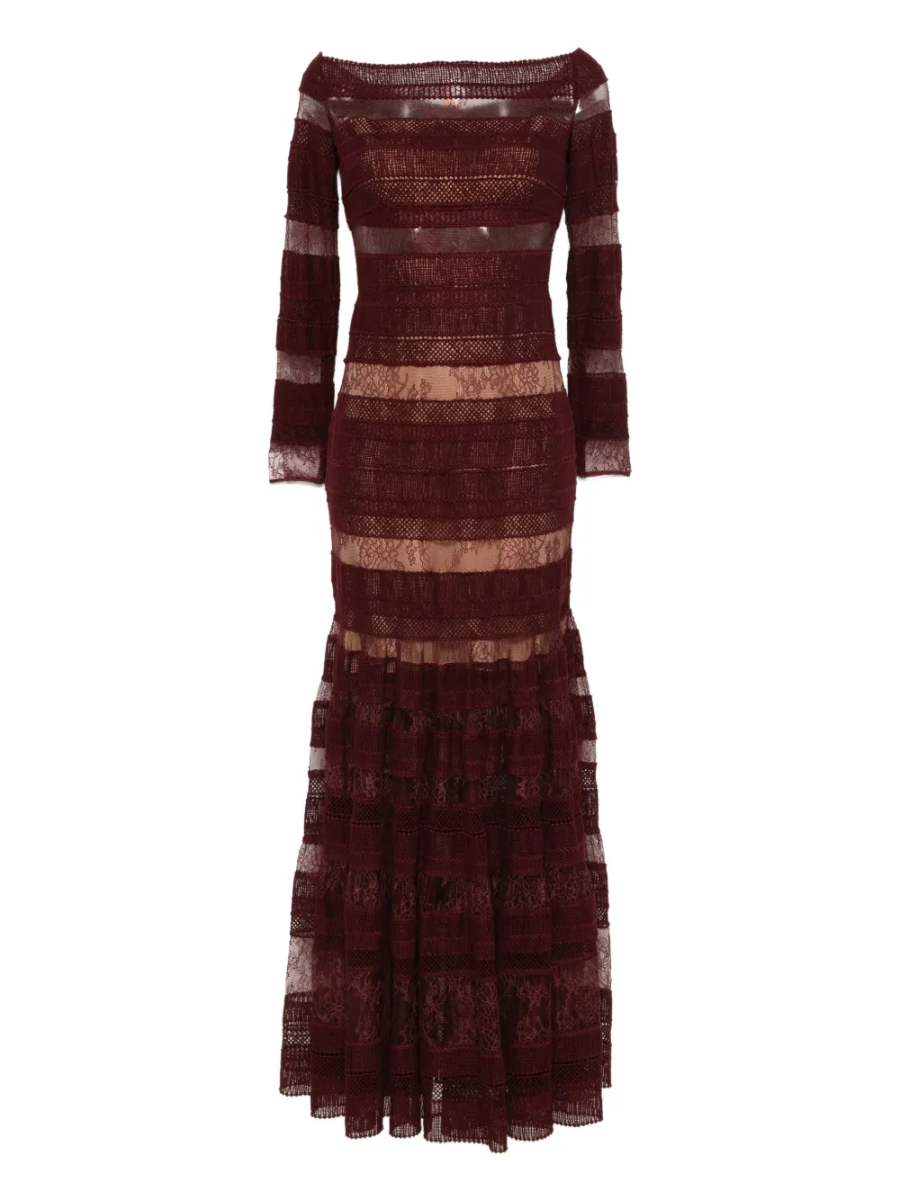 Кружевное платье с длинными рукавами Elie Saab
Кружевное платье с длинными рукавами Elie Saab