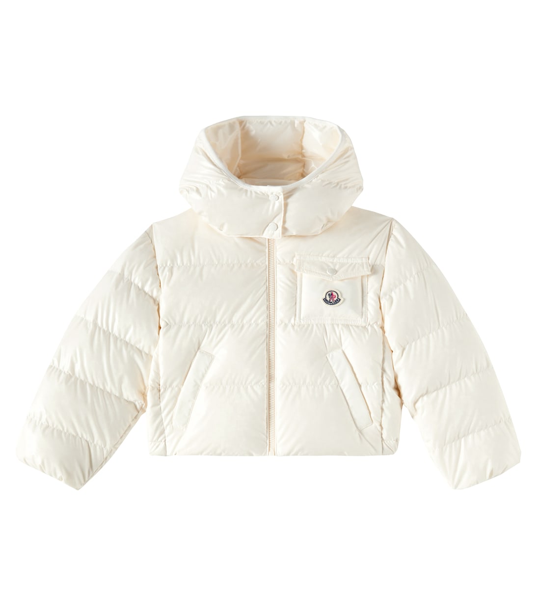 Андро пуховик Moncler Enfant, белый 
Андро пуховик Moncler Enfant, белый