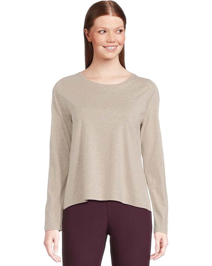 Женская футболка Eileen Fisher Petite Melange Fine Organic Cotton Jersey с круглым вырезом и длинным рукавом, Dove
Женская футболка Eileen Fisher Petite Melange Fine Organic Cotton Jersey с круглым вырезом и длинным рукавом, Dove