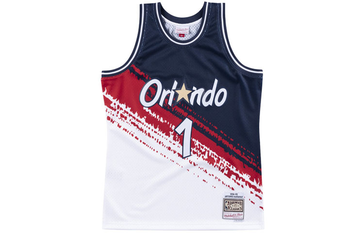 Mitchell Ness Баскетбольная майка унисекс белая
Mitchell Ness Баскетбольная майка унисекс белая