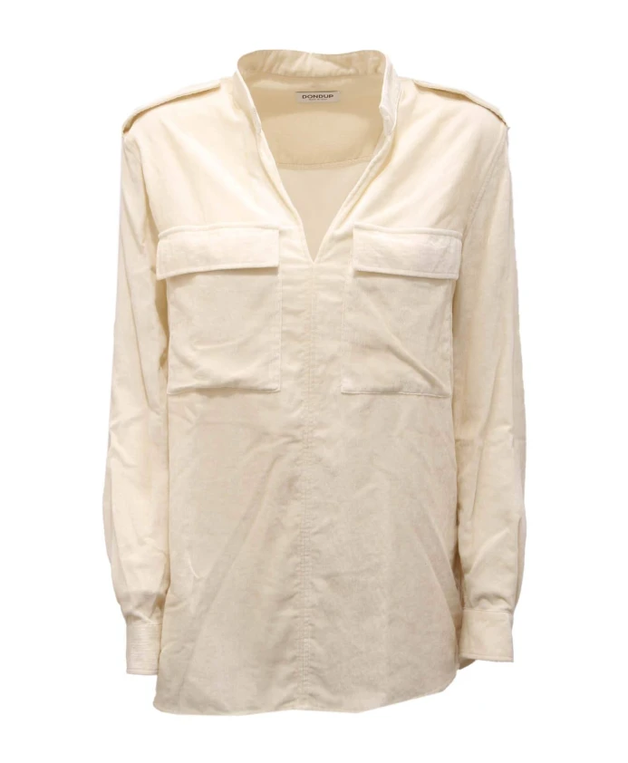 Бархатная рубашка Dondup, белый
Бархатная рубашка Dondup, белый