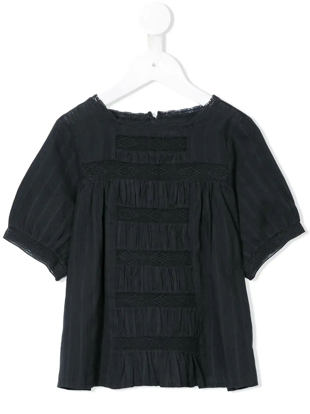 Блузка с кружевными вставками Bonpoint, черный
Блузка с кружевными вставками Bonpoint, черный