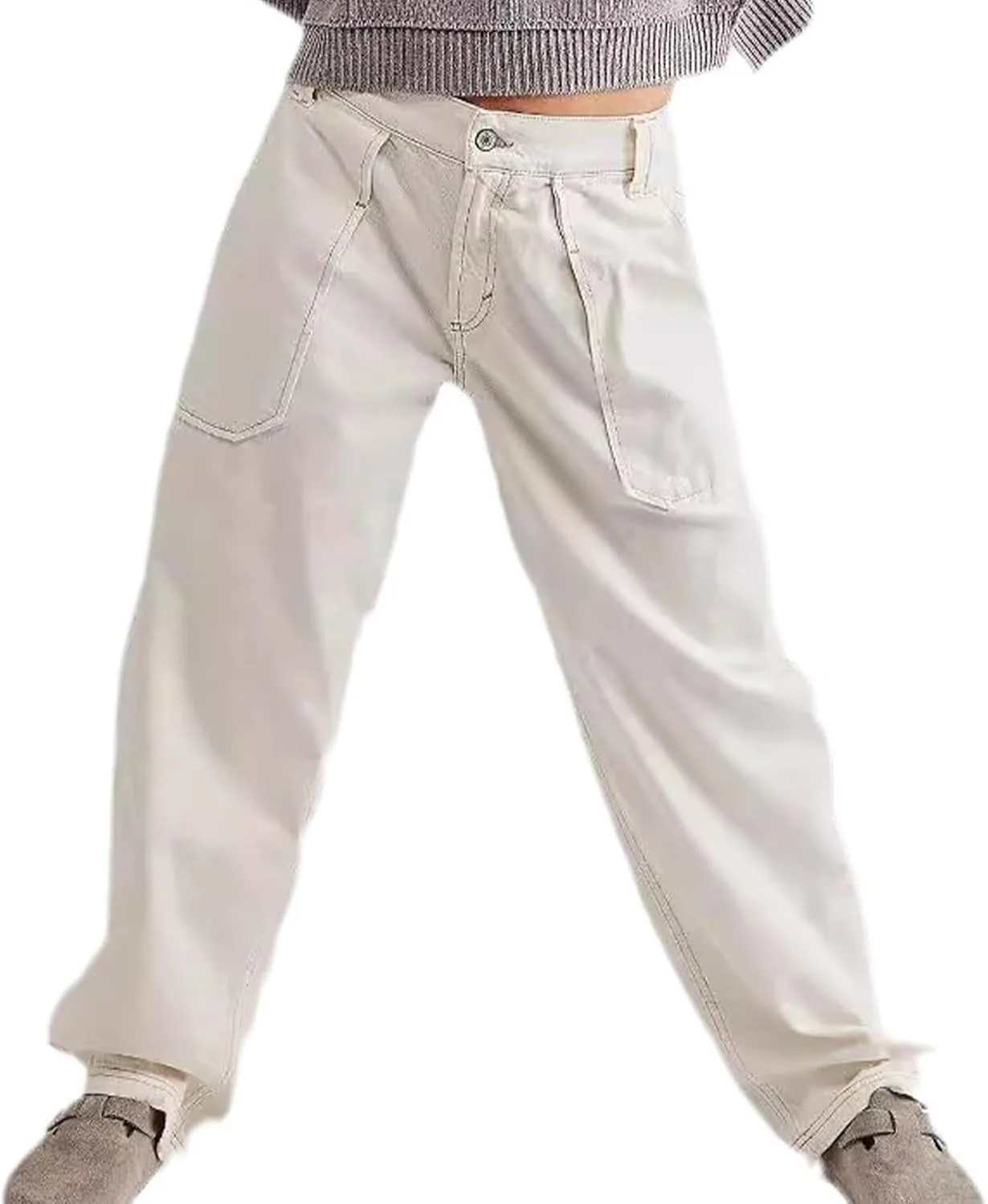 Conshvi женские джинсы baggy wide leg mid waist boyfriend straight leg y2k casual loose fit
Conshvi женские джинсы baggy wide leg mid waist boyfriend straight leg y2k casual loose fit