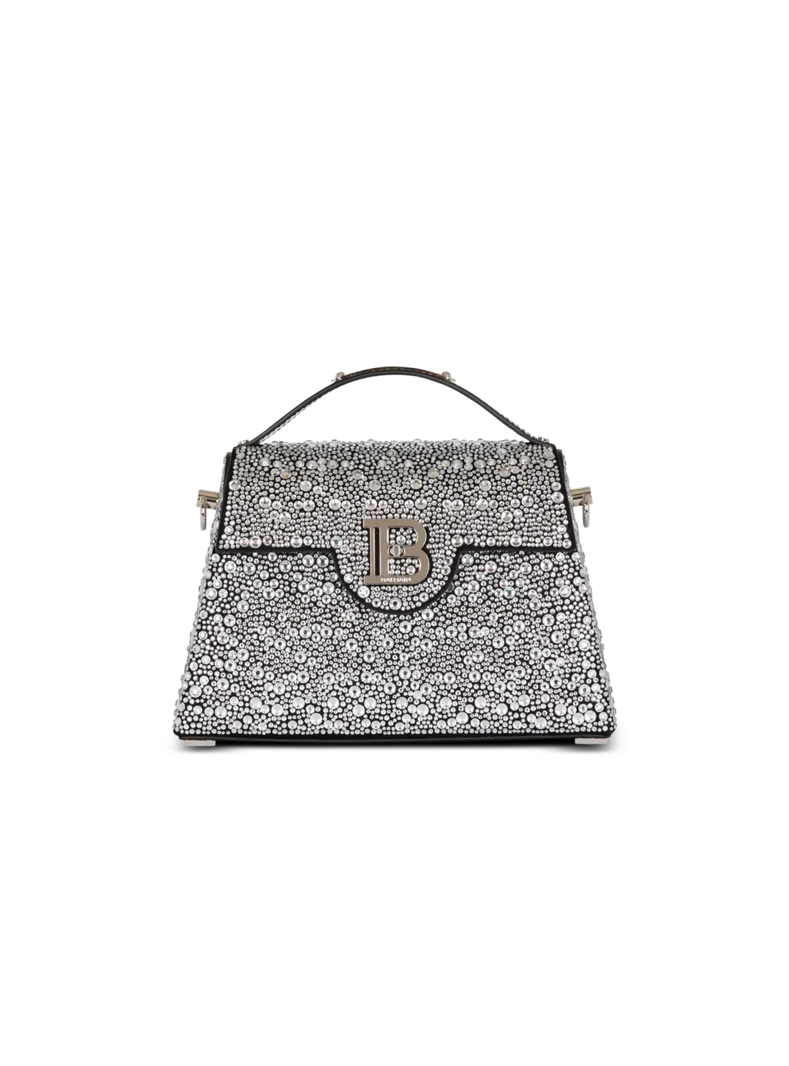 Сумка B-Buzz Dynasty из замши с кристаллами Balmain, серебро
Сумка B-Buzz Dynasty из замши с кристаллами Balmain, серебро