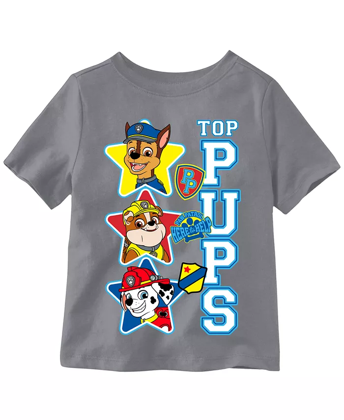 Мальчики Toddler 2T-5T Top Pups Футболка с коротким рукавом Paw Patrol, серый
Мальчики Toddler 2T-5T Top Pups Футболка с коротким рукавом Paw Patrol, серый