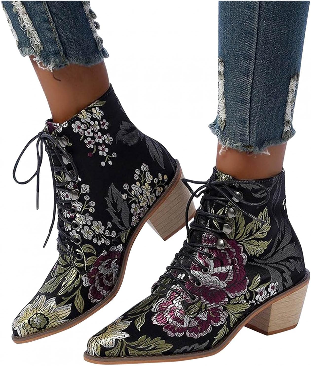 Женские этнические ботильоны Hbeylia, свадебные и праздничные, с вышивкой цветов, в стиле бохо, пляжные, винтажные, с заостренным носком, массивным каблуком средней высоты, военные ботинки, черный
Женские этнические ботильоны Hbeylia, свадебные и праздничные, с вышивкой цветов, в стиле бохо, пляжные, винтажные, с заостренным носком, массивным каблуком средней высоты, военные ботинки, черный