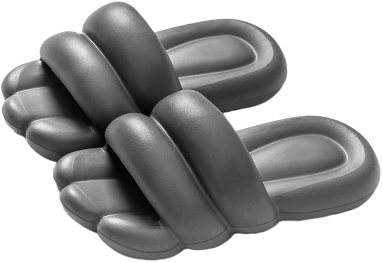 Тапочки Supsound для женщин и мужчин, Тапочки-подушки для ванной, Очень удобные, С толстым мягким подошвой, серый
Тапочки Supsound для женщин и мужчин, Тапочки-подушки для ванной, Очень удобные, С толстым мягким подошвой, серый