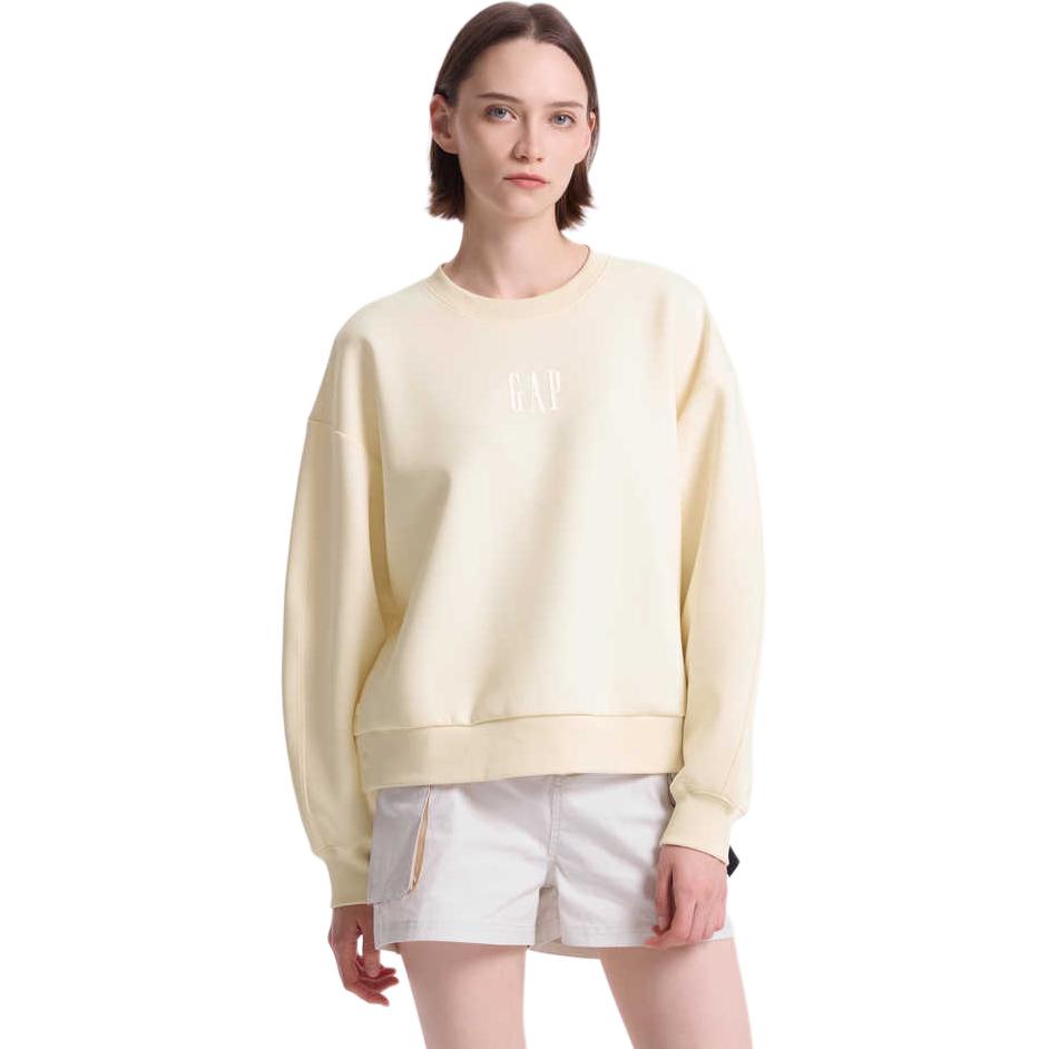 Свитшот женский светло-зеленый GAP, экрю 
Свитшот женский светло-зеленый GAP, экрю