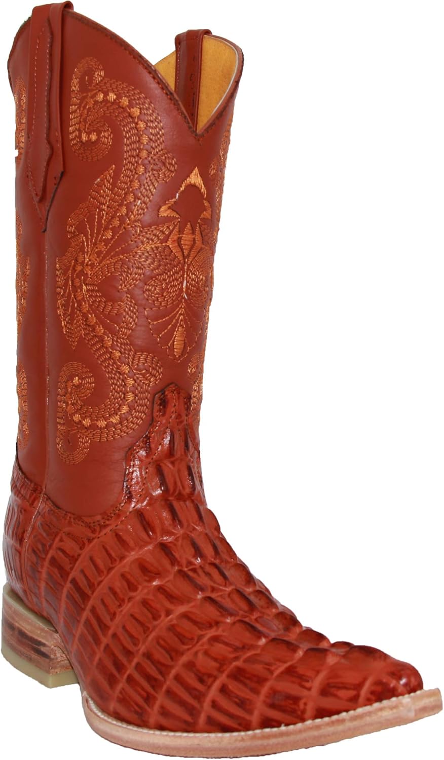 Мужские кожаные ковбойские сапоги Western Shops с принтом под аллигатора и крокодила The Western Shops, Cognac
Мужские кожаные ковбойские сапоги Western Shops с принтом под аллигатора и крокодила The Western Shops, Cognac