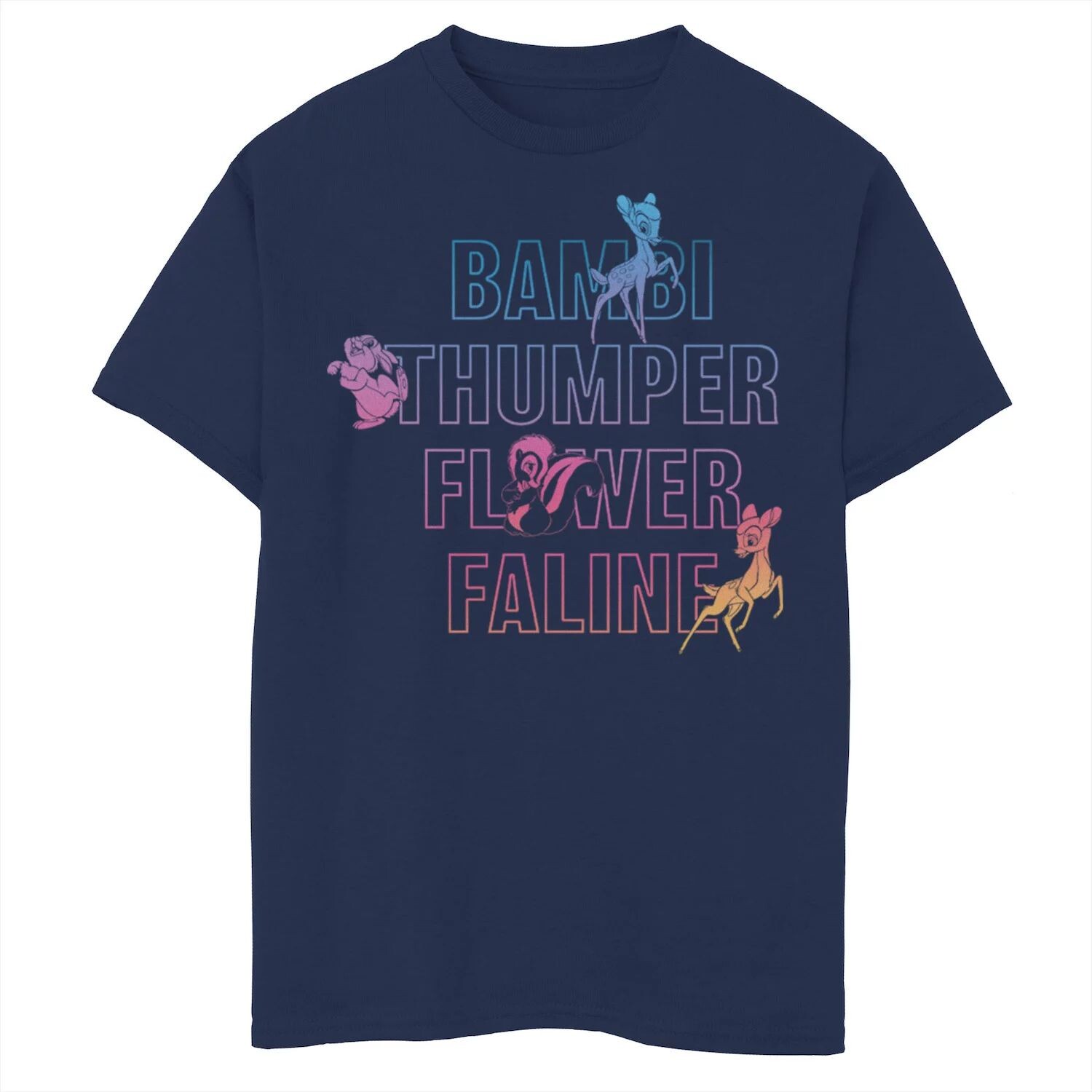 Футболка с градиентом и названием группы Disney Bambi для мальчиков 8–20 лет Licensed Character 
Футболка с градиентом и названием группы Disney Bambi для мальчиков 8–20 лет Licensed Character