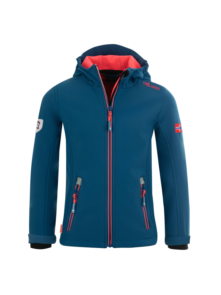 Куртка Softshell Trollfjord темно-синего/лаймового/лазурного цвета Trollkids
Куртка Softshell Trollfjord темно-синего/лаймового/лазурного цвета Trollkids