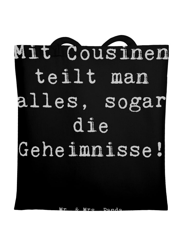 Сумка для переноски Mr & Mrs Panda Cousine Geheimnisse, черный 
Сумка для переноски Mr & Mrs Panda Cousine Geheimnisse, черный