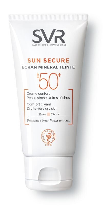 SVR Sun Secure Écran Minéral Teinté SPF50+ красящий крем с фильтром, 60 g
SVR Sun Secure Écran Minéral Teinté SPF50+ красящий крем с фильтром, 60 g