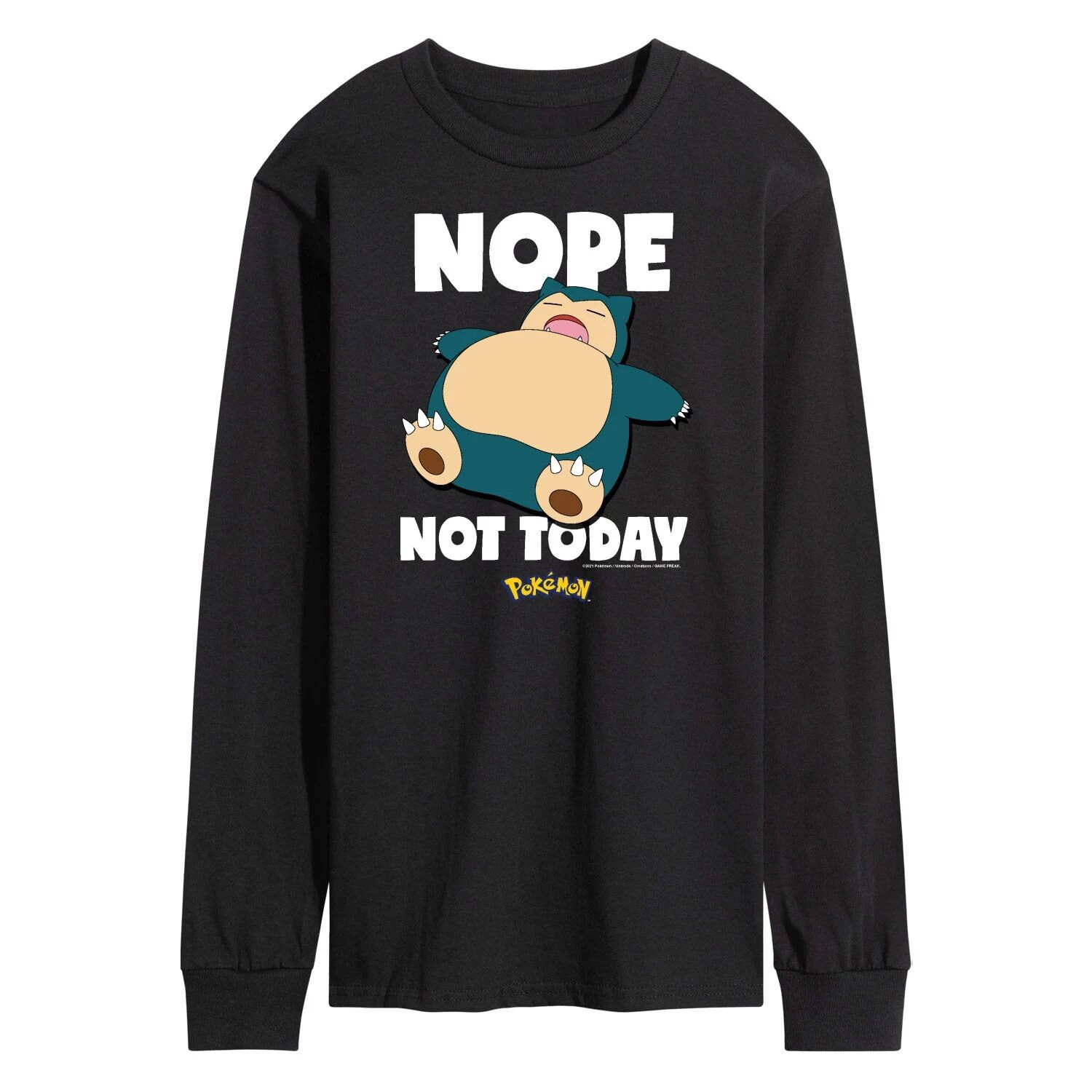 Мужская футболка Pokemon Nope Not Today с длинным рукавом Licensed Character
Мужская футболка Pokemon Nope Not Today с длинным рукавом Licensed Character