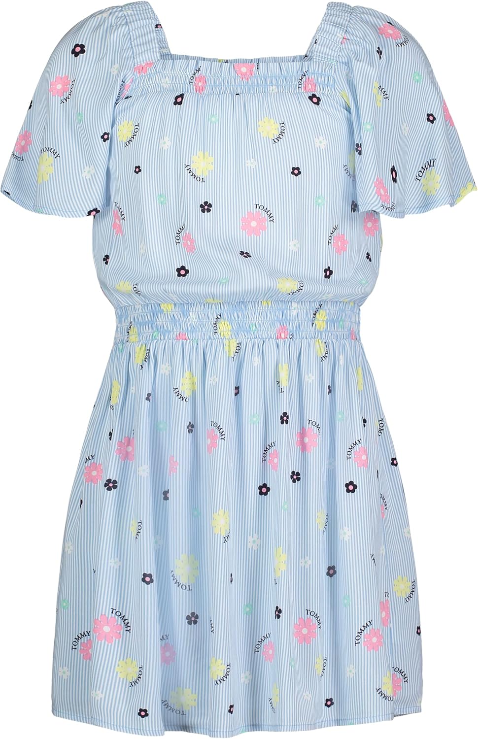 Платье для девочек Tommy Hilfiger с рукавами-крылышками, присборенное, с защипом на талии, Blue Bell
Платье для девочек Tommy Hilfiger с рукавами-крылышками, присборенное, с защипом на талии, Blue Bell