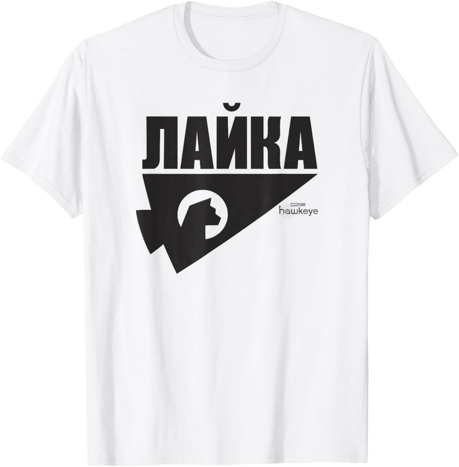 Футболка Marvel с силуэтом Соколиного Глаза и русской стрелы, белая
Футболка Marvel с силуэтом Соколиного Глаза и русской стрелы, белая