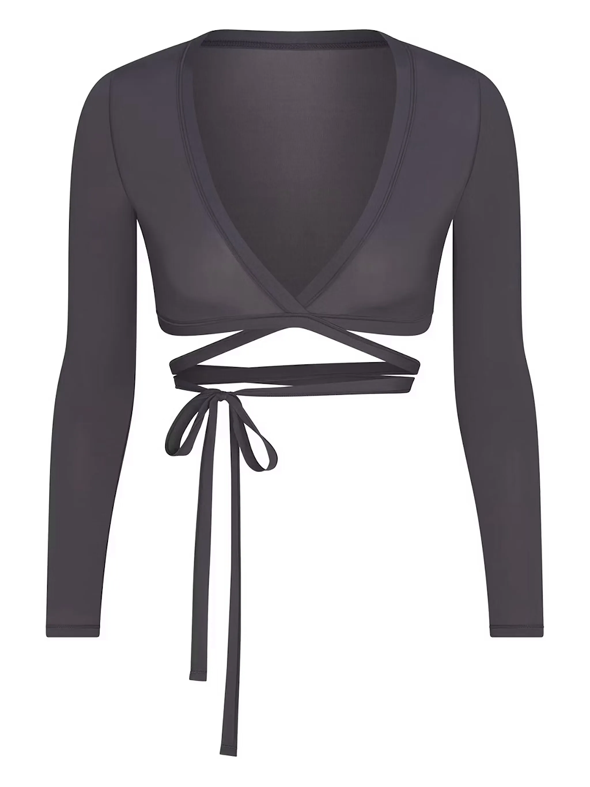 Топ с длинными рукавами из коллаборации с Nike Skims, серый
Топ с длинными рукавами из коллаборации с Nike Skims, серый