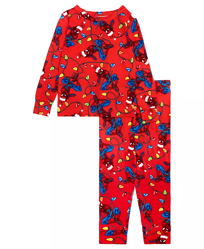 Пижамный комплект для мальчиков Spiderman, 2 предмета, облегающий, с длинными рукавами Spider-Man, мультиколор
Пижамный комплект для мальчиков Spiderman, 2 предмета, облегающий, с длинными рукавами Spider-Man, мультиколор