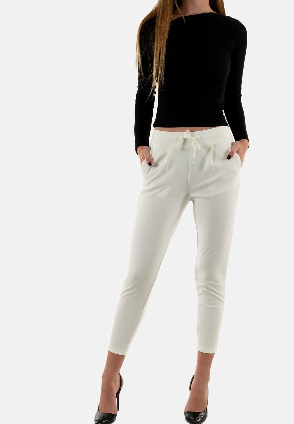 Спортивные брюки ICHI, белые
Спортивные брюки ICHI, белые