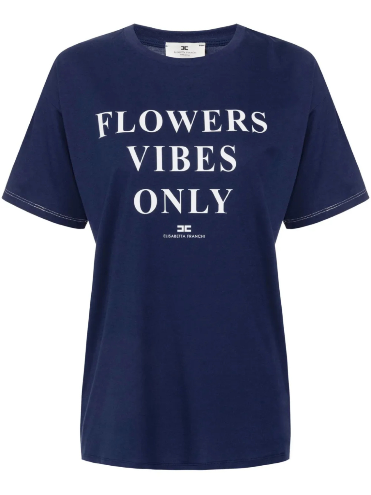 Футболка с надписью Elisabetta Franchi, синий
Футболка с надписью Elisabetta Franchi, синий