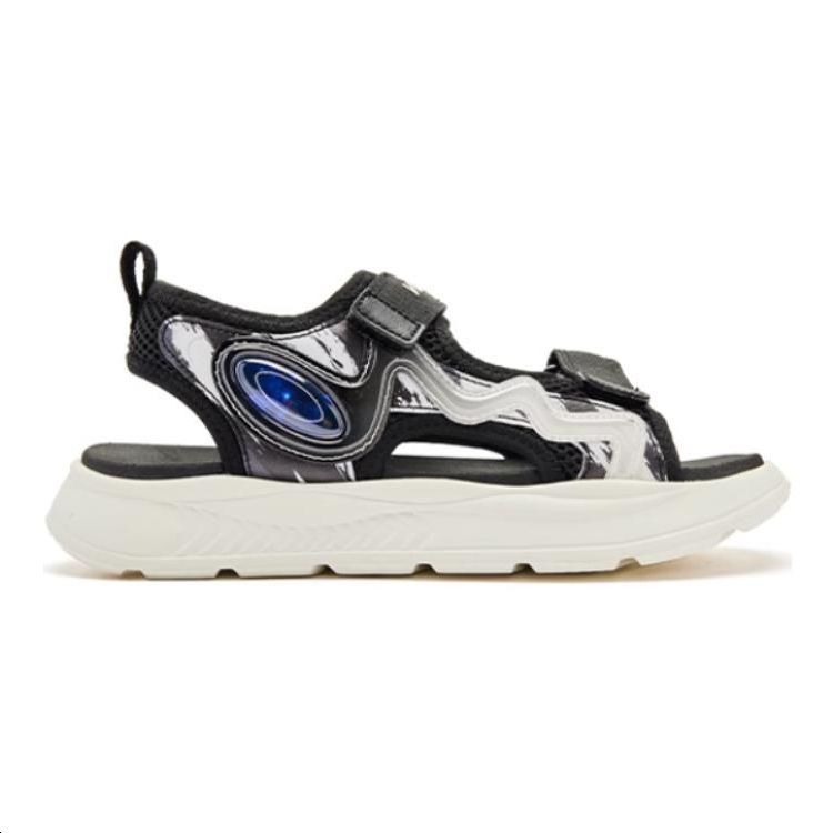 Скользоустойчивые амортизирующие детские сандалии черно-белые подростковые QIAODAN
Скользоустойчивые амортизирующие детские сандалии черно-белые подростковые QIAODAN