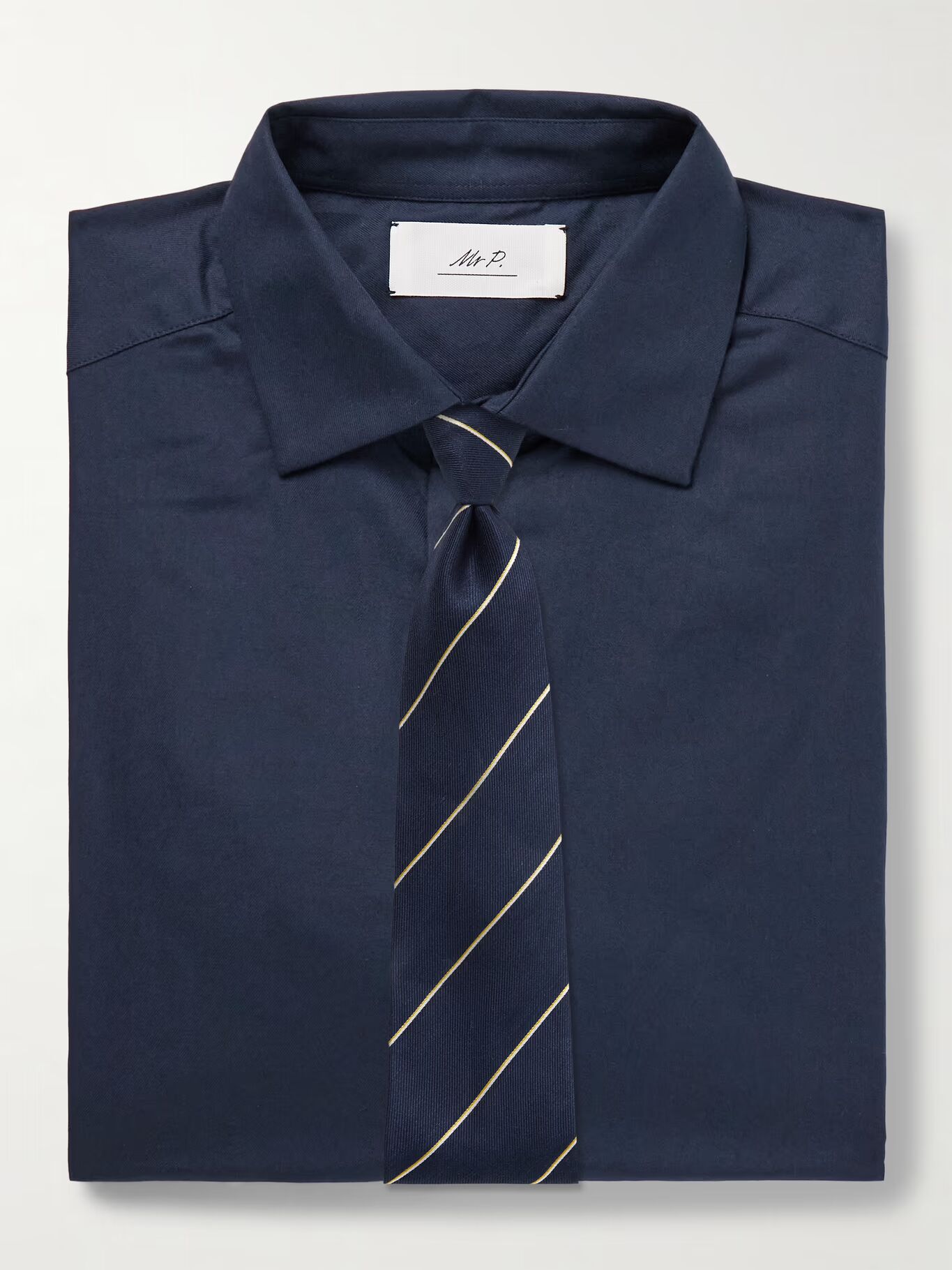 Рубашка из хлопкового твила с вырезом-воротником MR P., темно-синий
Рубашка из хлопкового твила с вырезом-воротником MR P., темно-синий