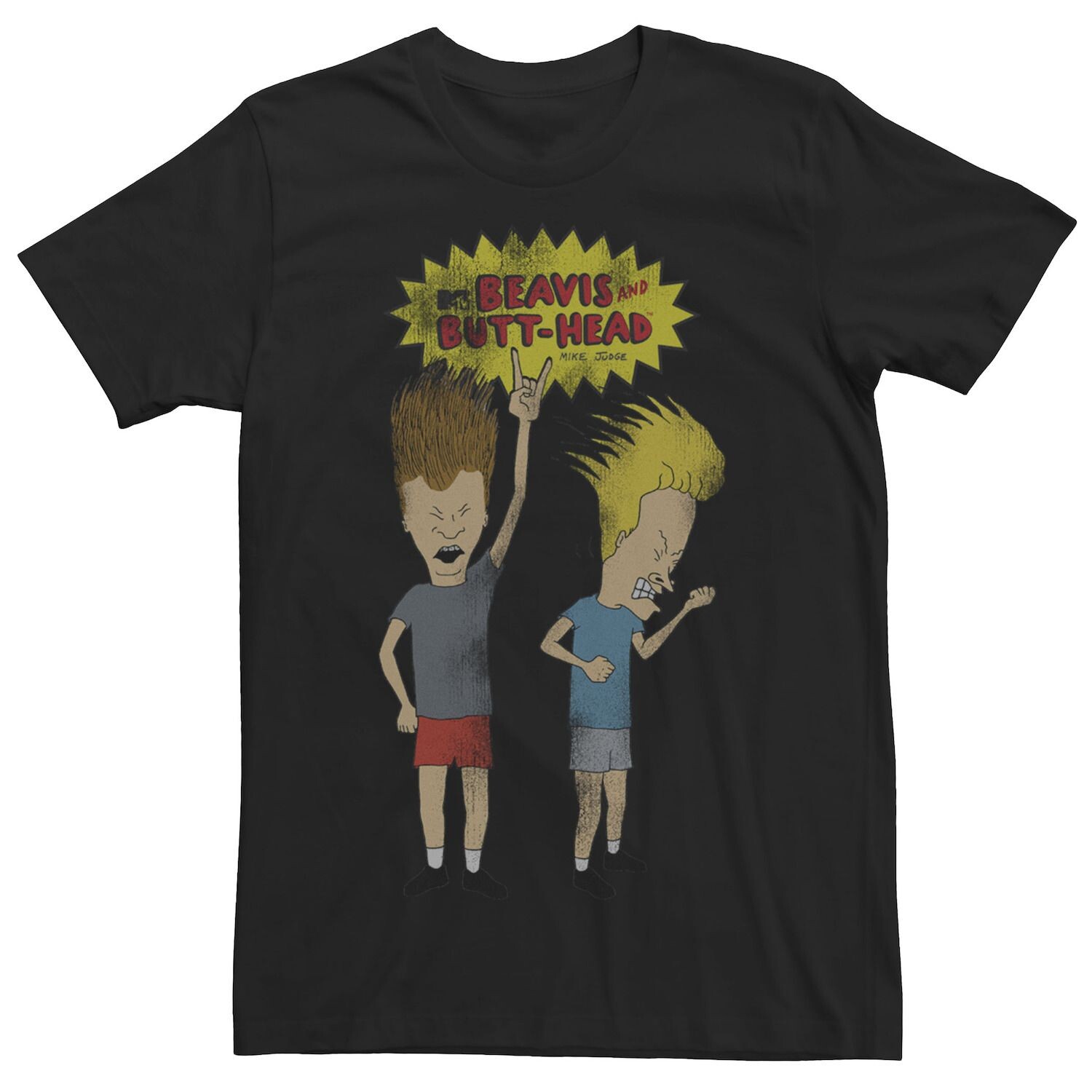 Мужская футболка с логотипом Beavis and Butt-Head Rocking Out и портретом Licensed Character
Мужская футболка с логотипом Beavis and Butt-Head Rocking Out и портретом Licensed Character