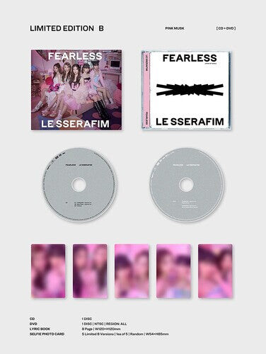 CD диск Le Sserafim: LE SSERAFIM - Fearless (Limited Edition B - CD + DVD)
CD диск Le Sserafim: LE SSERAFIM - Fearless (Limited Edition B - CD + DVD)