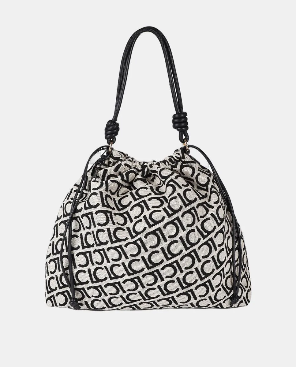 Покупатель тканый жаккард LC с флокированием Lola Casademunt, черный 
Покупатель тканый жаккард LC с флокированием Lola Casademunt, черный