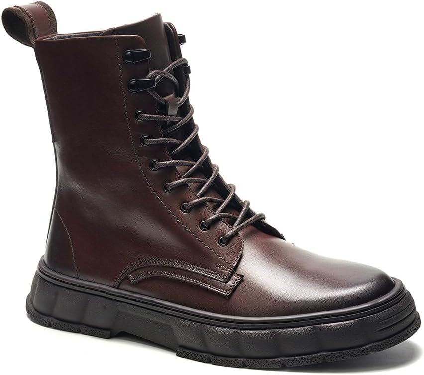 Мужские кожаные ботинки на шнуровке A. Veer Bastion, Ботинки из премиальной телячьей кожи на шнуровке с амортизирующей кожаной стелькой и прочной резиновой подошвой, коричневый
Мужские кожаные ботинки на шнуровке A. Veer Bastion, Ботинки из премиальной телячьей кожи на шнуровке с амортизирующей кожаной стелькой и прочной резиновой подошвой, коричневый