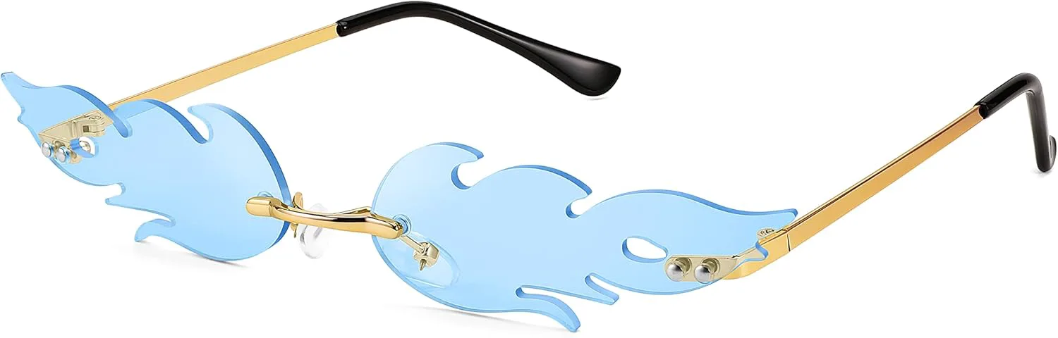 Солнцезащитные очки FEISEDY Fire Flame для женщин, без оправы, с зеркальными линзами, в форме огня, оригинальный дизайн, артикул B2839, 007 Light Blue Lens
Солнцезащитные очки FEISEDY Fire Flame для женщин, без оправы, с зеркальными линзами, в форме огня, оригинальный дизайн, артикул B2839, 007 Light Blue Lens