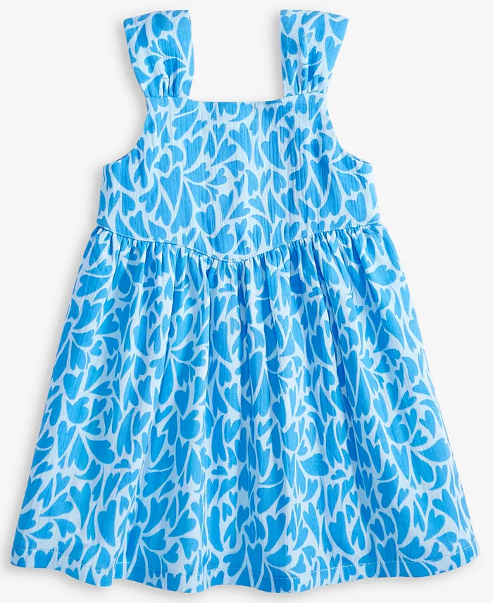 Платье для девочки Toddler Girl Aquatic Hearts из хлопка Epic Threads, синий
Платье для девочки Toddler Girl Aquatic Hearts из хлопка Epic Threads, синий