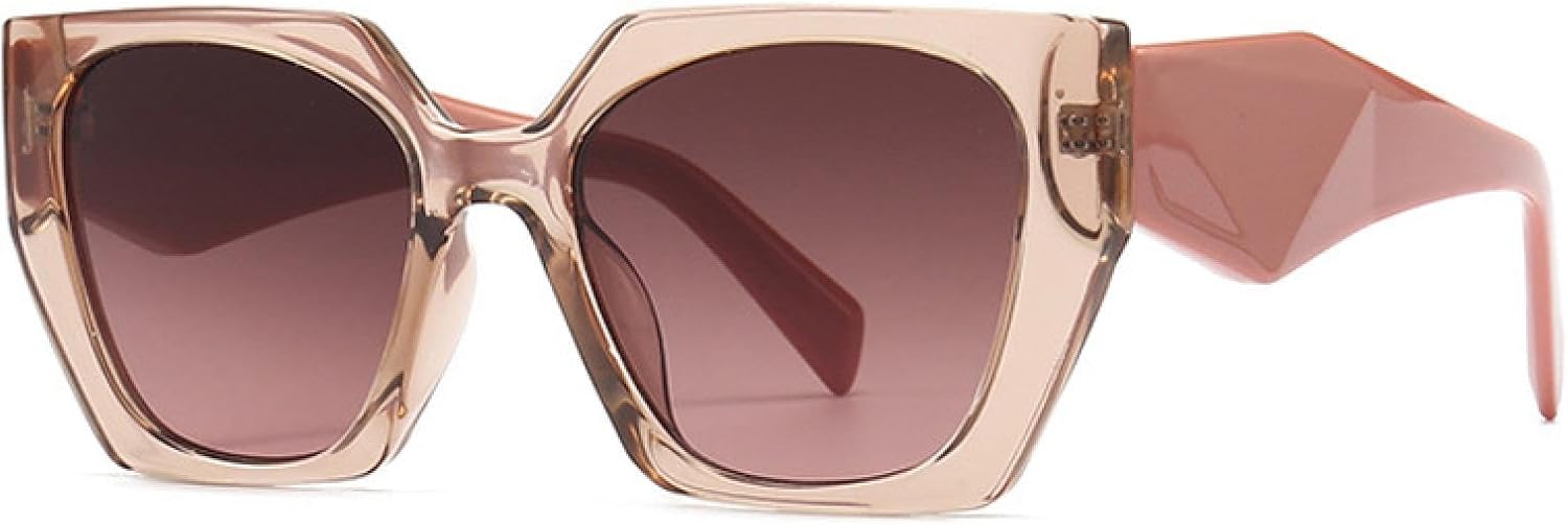 Ретро-солнцезащитные очки «кошачий глаз» с многоугольными линзами, разноцветные, модные женские, с прозрачным градиентом, защита от УФ-излучения UV400, мужские солнцезащитные очки VVTWSSW, Champagne Tea
Ретро-солнцезащитные очки «кошачий глаз» с многоугольными линзами, разноцветные, модные женские, с прозрачным градиентом, защита от УФ-излучения UV400, мужские солнцезащитные очки VVTWSSW, Champagne Tea