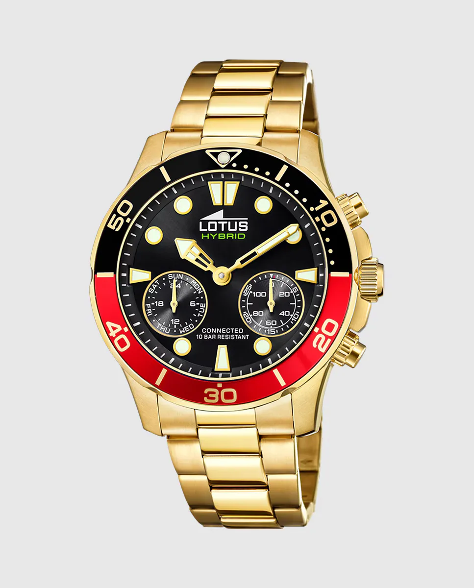 Мужские часы 18802/4 Connected из золотой стали LOTUS, золотой
Мужские часы 18802/4 Connected из золотой стали LOTUS, золотой