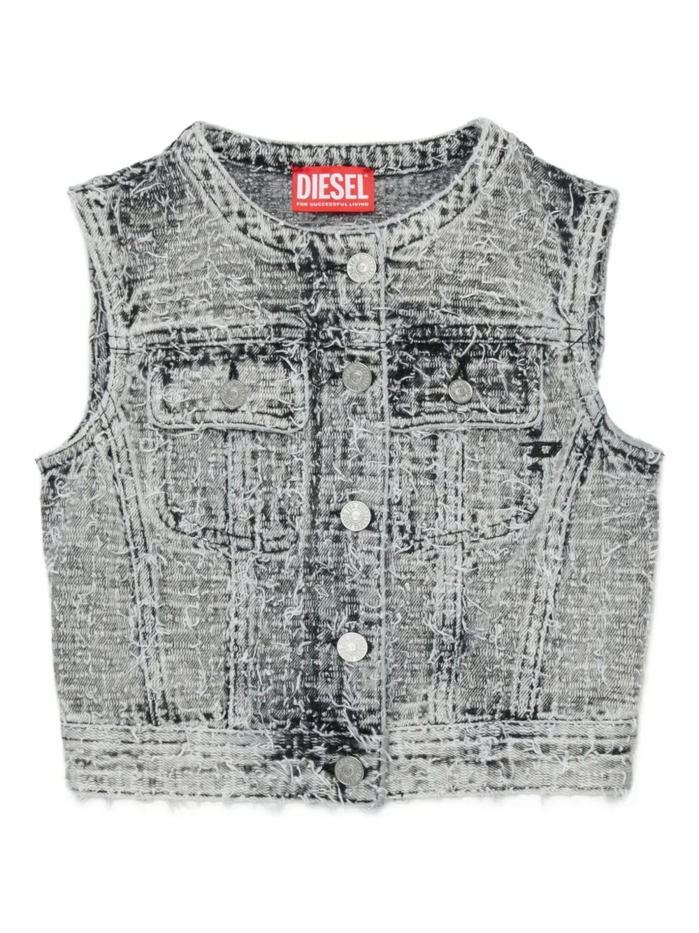 Жилет на пуговицах Diesel Kids, серый
Жилет на пуговицах Diesel Kids, серый