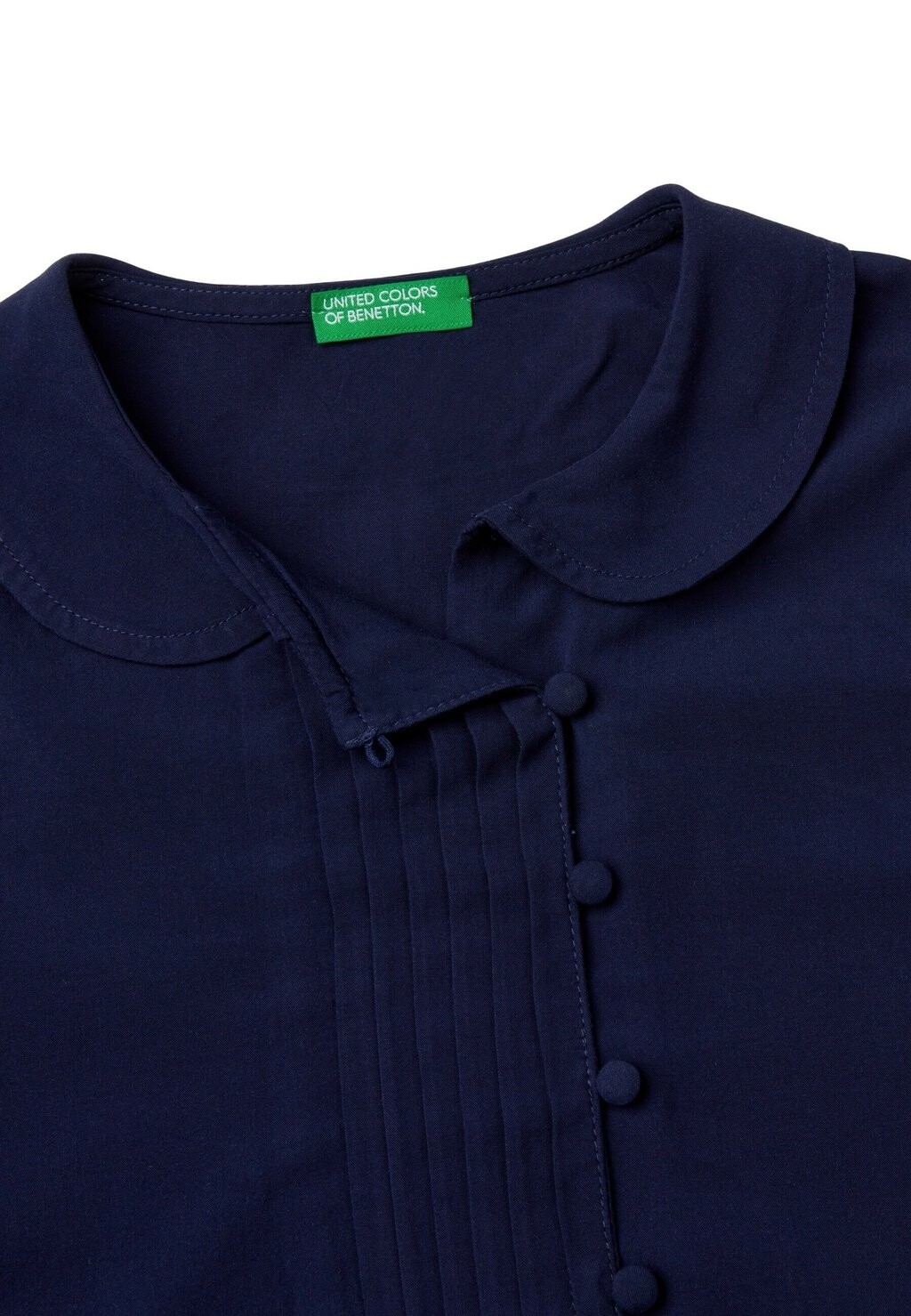 Рубашка-блузка WITH SMALL PLEATS AT FRONT COVERED BUTTONS AND ROUND COLLAR LOGO United Colors of Benetton, синий
Рубашка-блузка WITH SMALL PLEATS AT FRONT COVERED BUTTONS AND ROUND COLLAR LOGO United Colors of Benetton, синий
